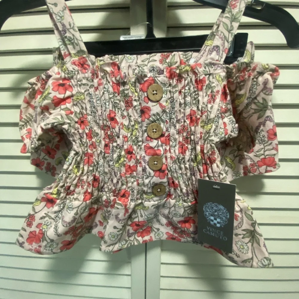 Little Girls Floral Short‎ Set